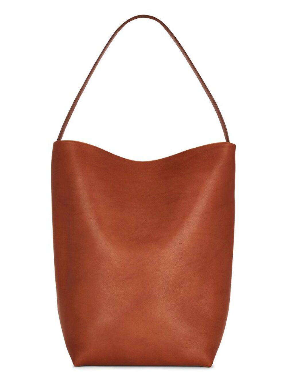 The Row Large N/S Park Tote Bag in Dark Cuir PLD